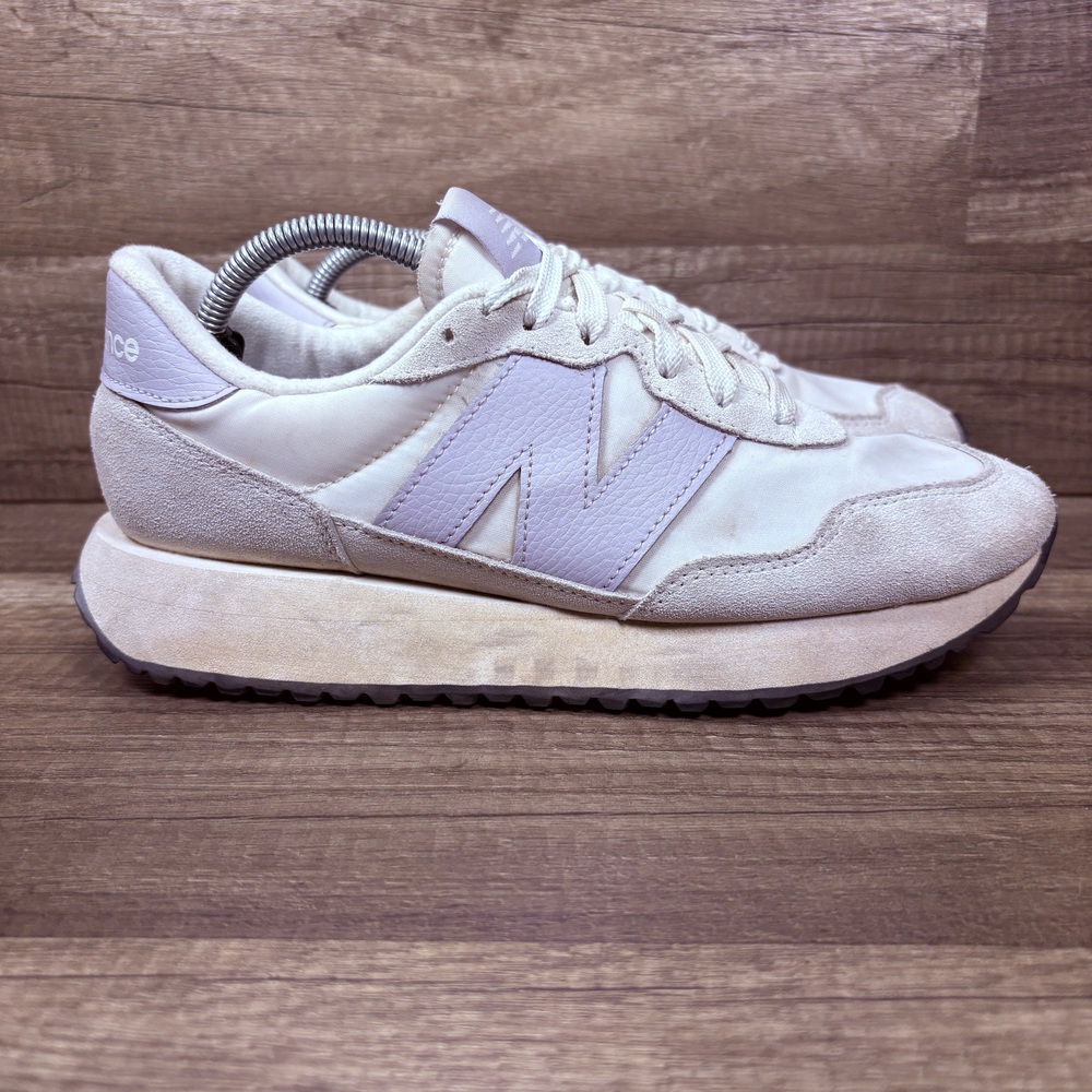New Balance 237 White Purple Womens US Size 8.5 EUR 40 WS237YD Running Shoes